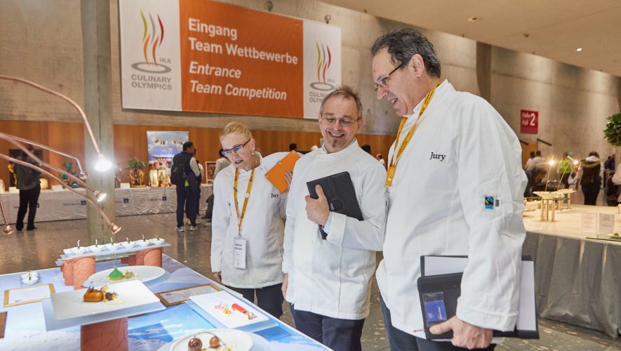 Like the participants of the IKA, the jury members come from all over the world. Photo: IKA/Culinary Olympics